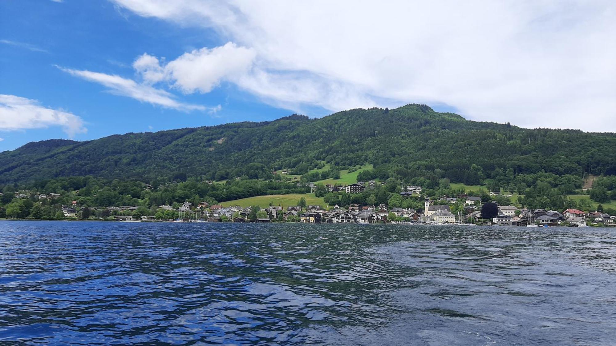 Ferienhaus Goldener Anker Unterach Am Attersee Exterior foto