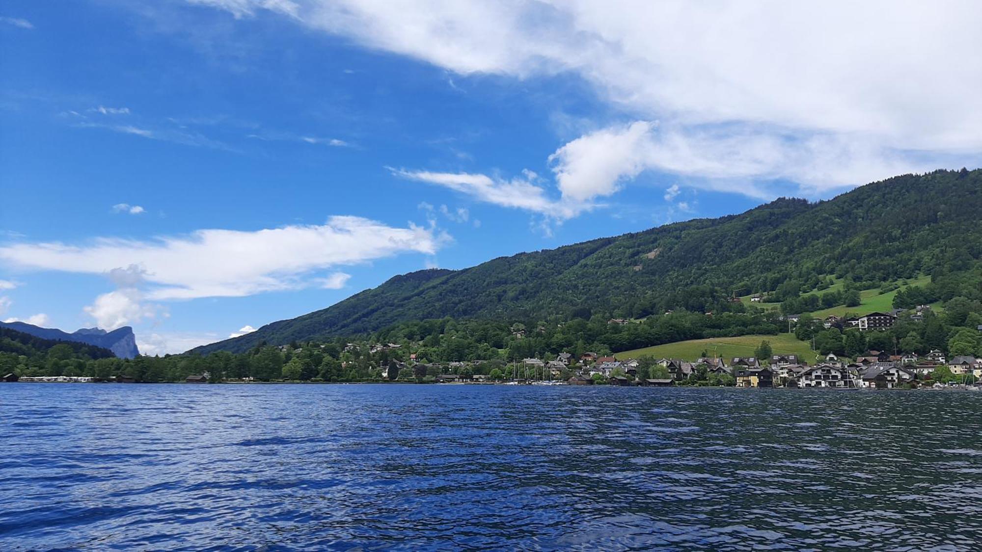 Ferienhaus Goldener Anker Unterach Am Attersee Exterior foto